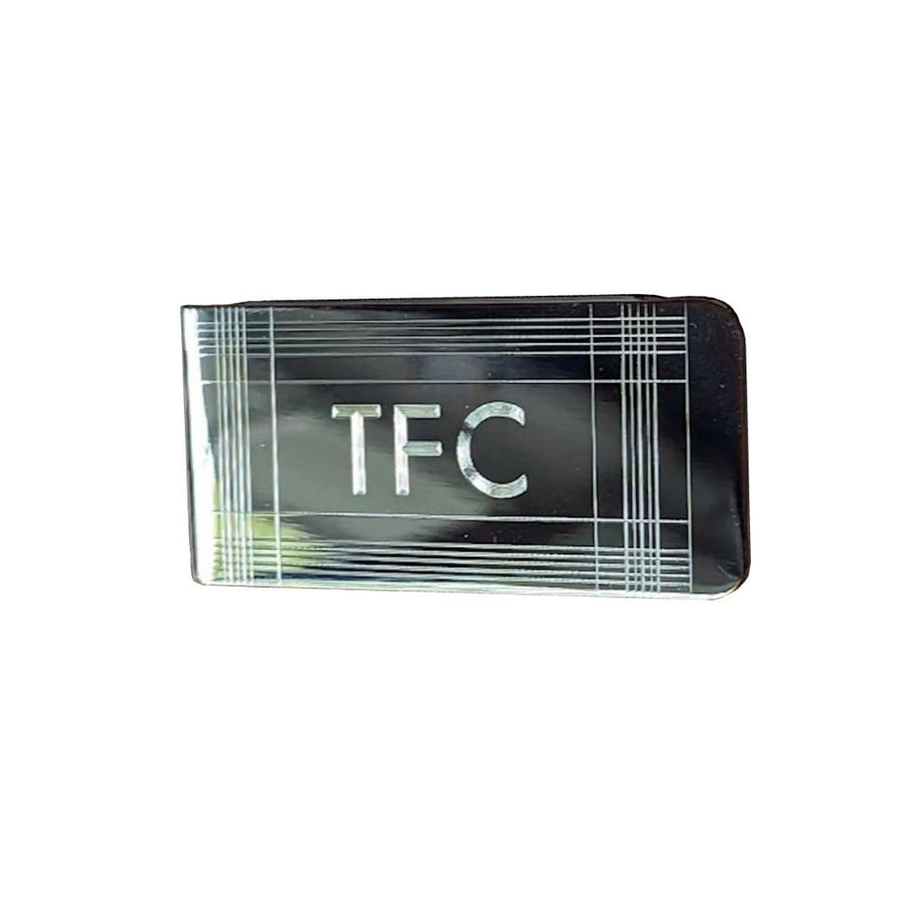 TFC Monogrammed Money Clip | Vintage 60s | PERFECT
